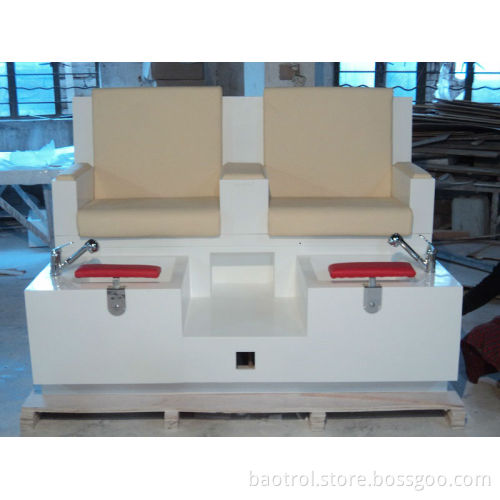 High quality solid surface marble pedicure spa chair